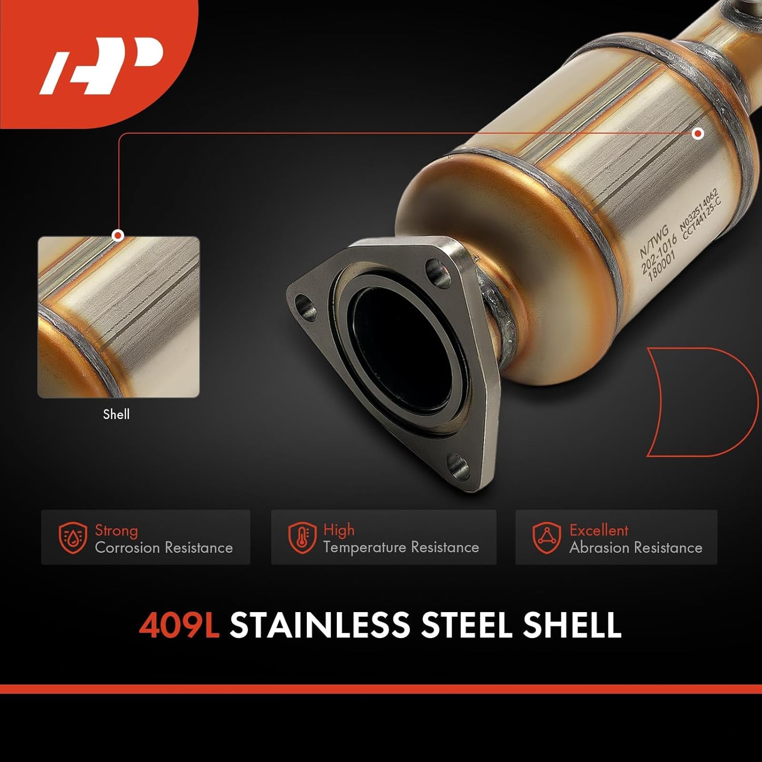 A-Premium 2-PC Front & Rear Catalytic Converter with Gasket Kit Direct-Fit Compatible with Honda HR-V HRV 2016 2017 2018 2019 2020, FWD, E.P.A. Compliant