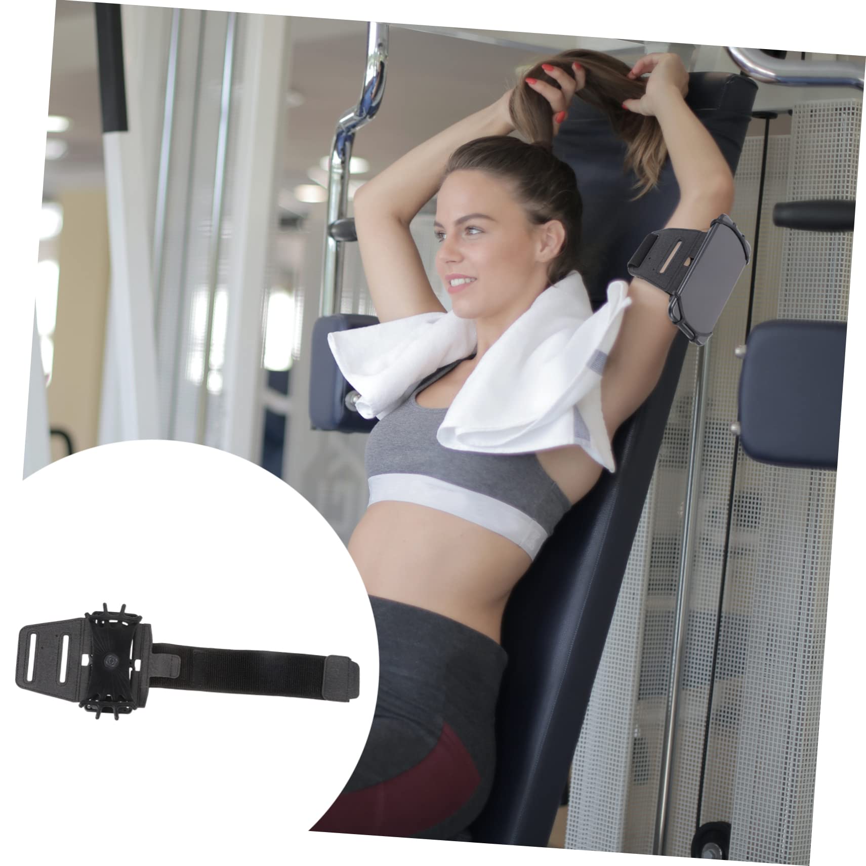 Gatuida 3pezzi Bracciale Per Cellulare Supporto Per Braccio Per Esercizi All Aperto Design Traspirante Per Sport e Corsa Compatibile Con Smartphone Di Diverse
