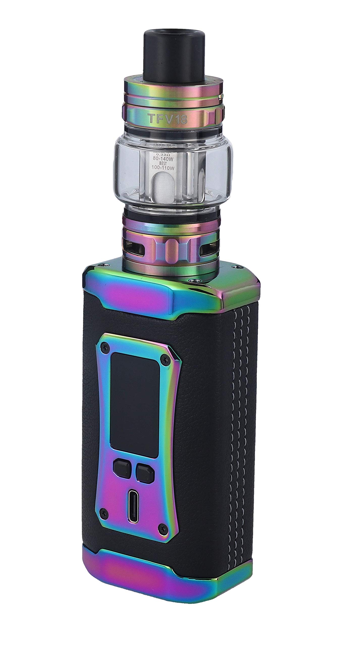 SMOK Morph 2 E Zigarette - 230W Mod - TFV18 Verdampfer - 7,5ml Tankvolumen - Farbe: prisma-regenbogen