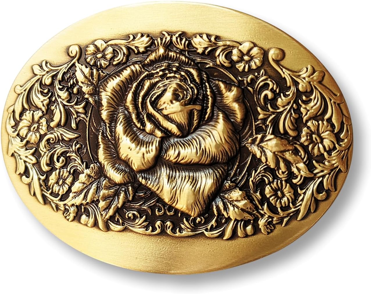 Jade Solid Brass Men's Novelty Belt Buckles for Belt Accessories Western Cowboy Vintage Custom Buckle