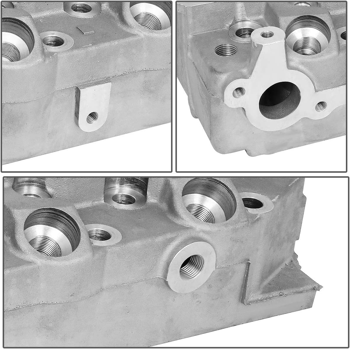 Auto Dynasty OE Style Aluminum Bare Cylinder Head 8 Valve Compatible with Mitsubishi 4D56/4D56T 2.5 Compatible with Diesel Engine