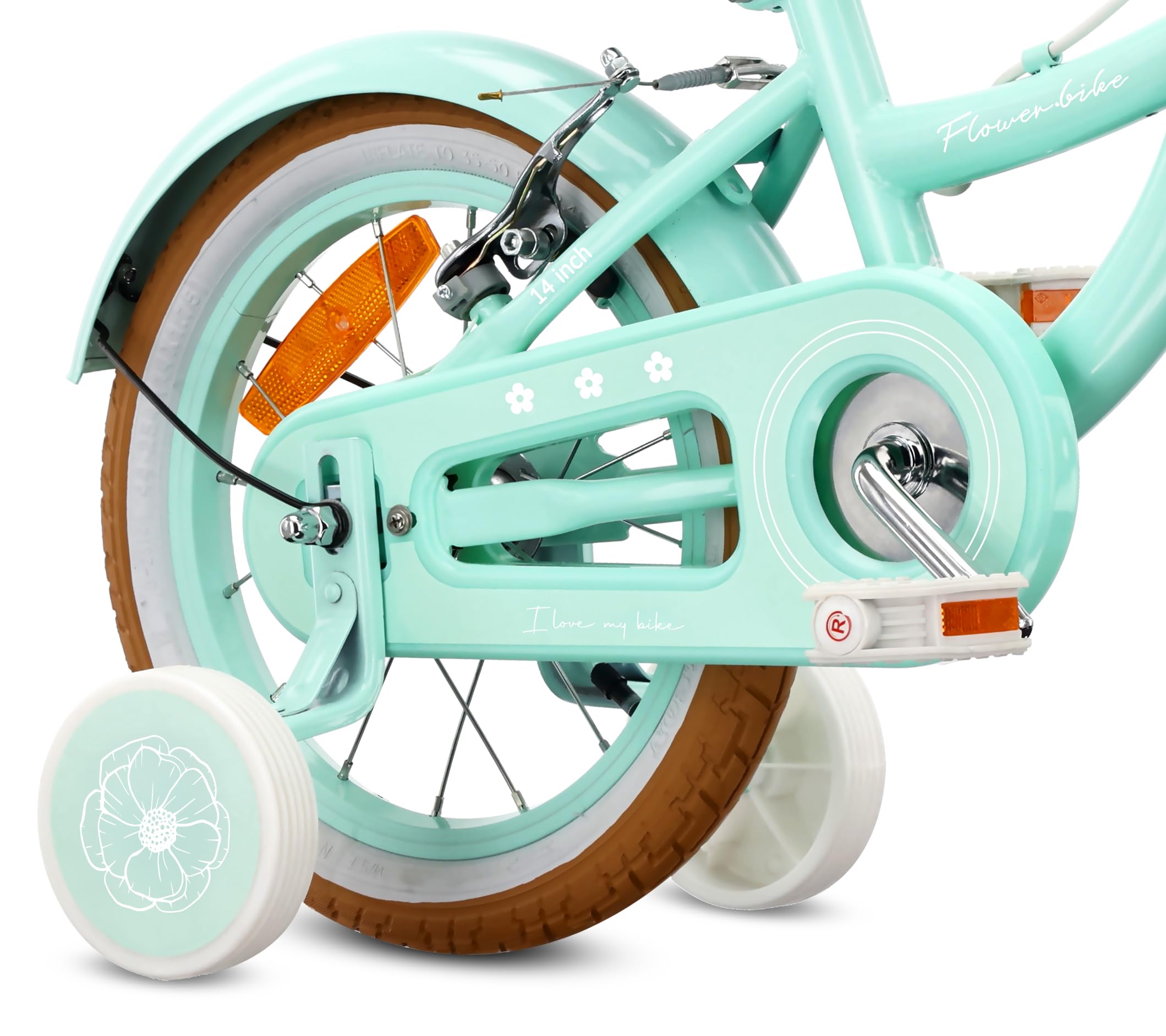 sun baby Flower Bike Retro Vélo Enfant 14/16 Pouces