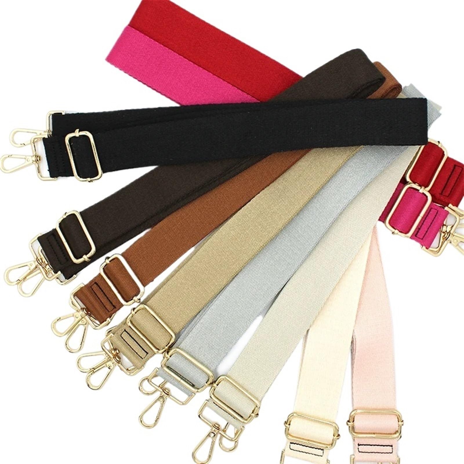 Correa Ancha para Bolso 140cm Shoulder Bag Strap Cotton Fashion Wide Replacement Strap For Bags Nylon Woman Messenger Accessories Bag Straps Correa de Bolso(BD012-LG)