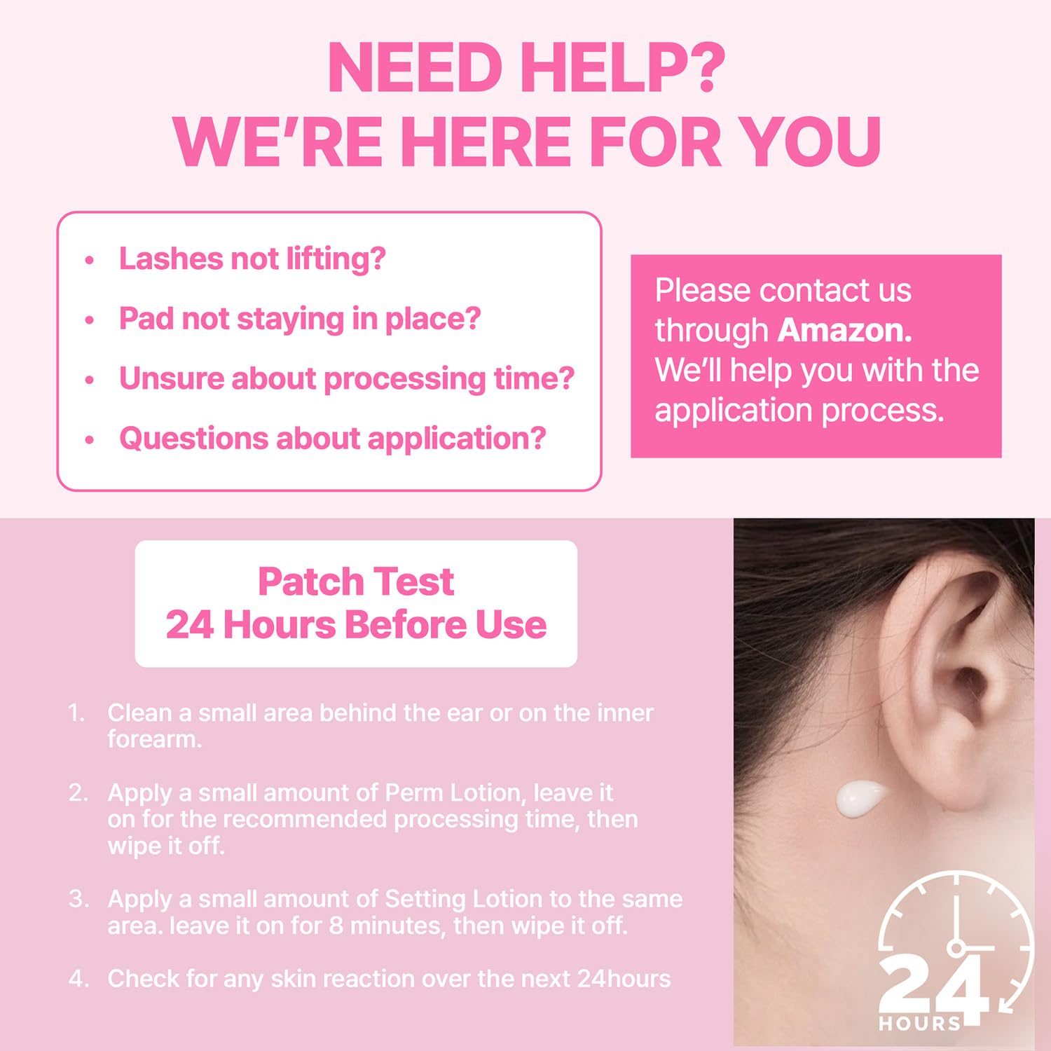 Korean Lash Lift Kit with Silicone Rods
