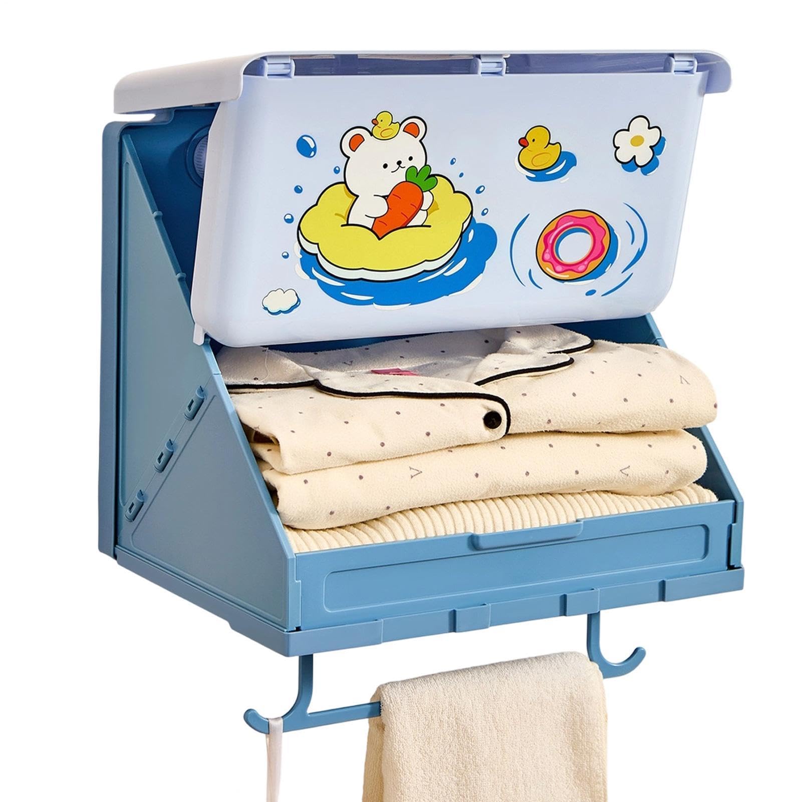 Armoire de rangement murale pliable pour optimiser les petits espaces sans percer