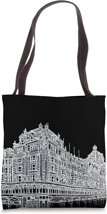 Harrods Department Store Hand Drawing | London UK Tote Bag