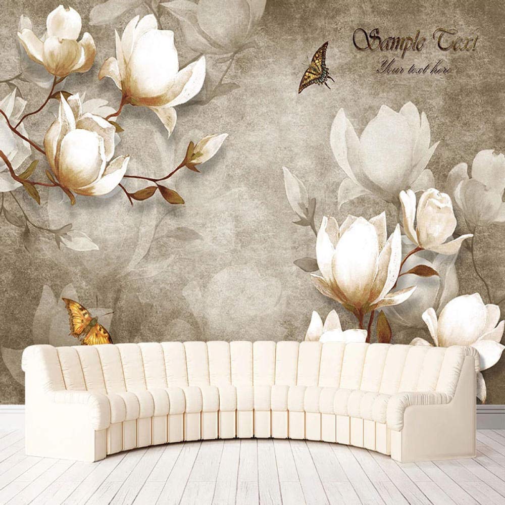 Papier peint photo 3D Magnolia pour transformer une chambre