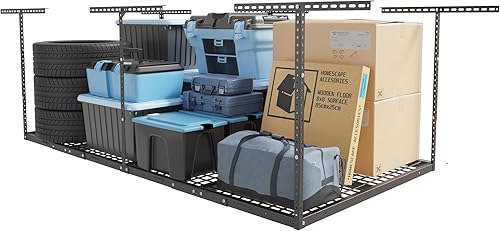 Miniatura 17 de FLEXIMOUNTS - Estante de almacenamiento de techo ajustable de 3 x 6 pies, para garaje, 72 pulgadas de largo x 36 pulgadas de ancho x 40 pulgadas