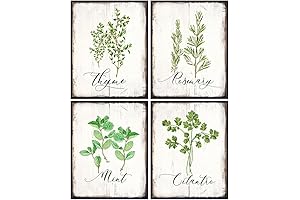 Bohemian Kitchen Wall Decor: Botanical Farmhouse Vibes