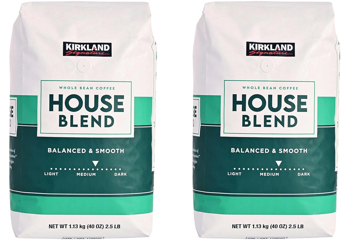 Starbucks Kirkland Signature Medium Roast Coffee Beans Pack of 2
