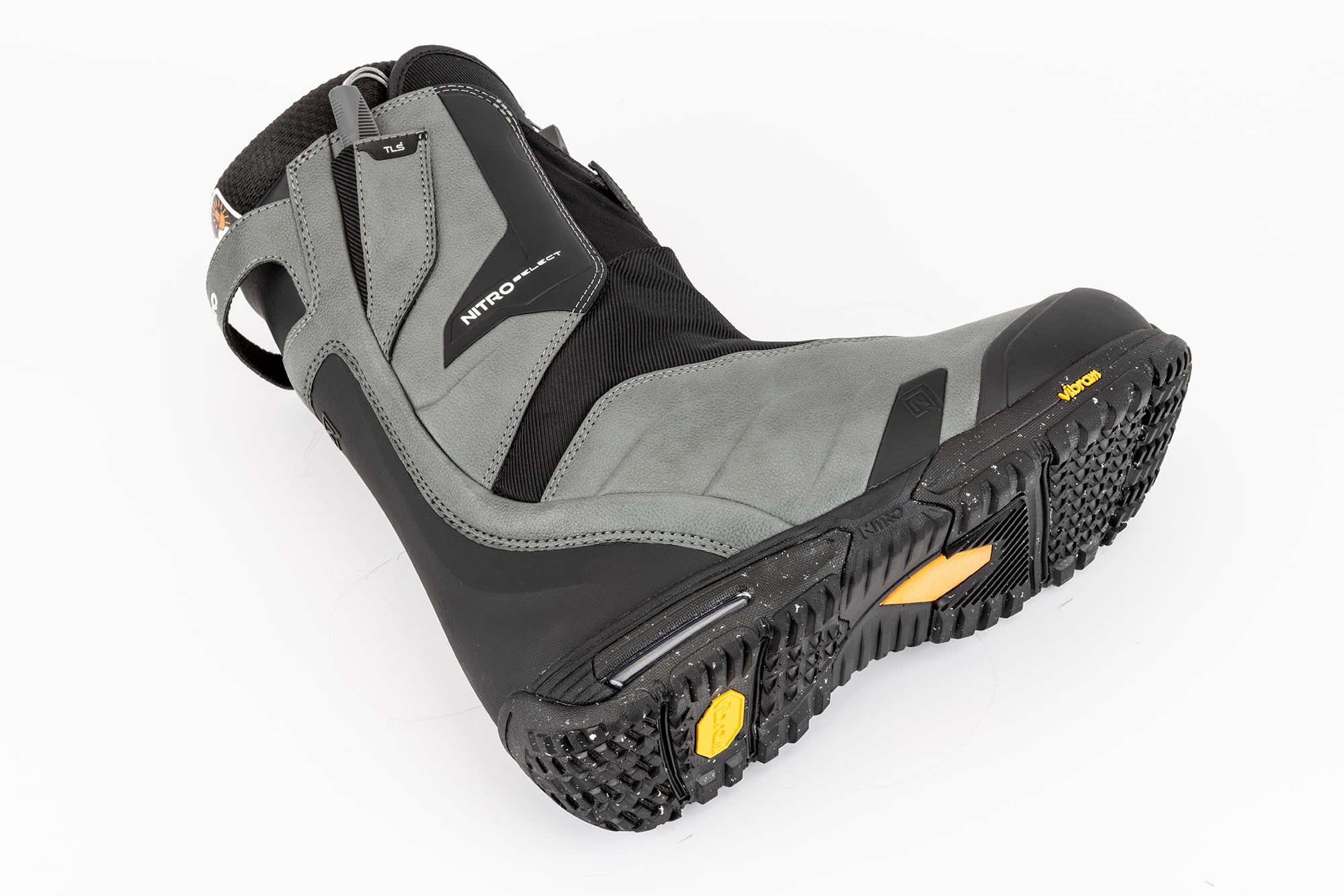 Nitro Bottes de Snowboard Select TLS+ pour Homme, Noir Charbon de Bois, Taille 31