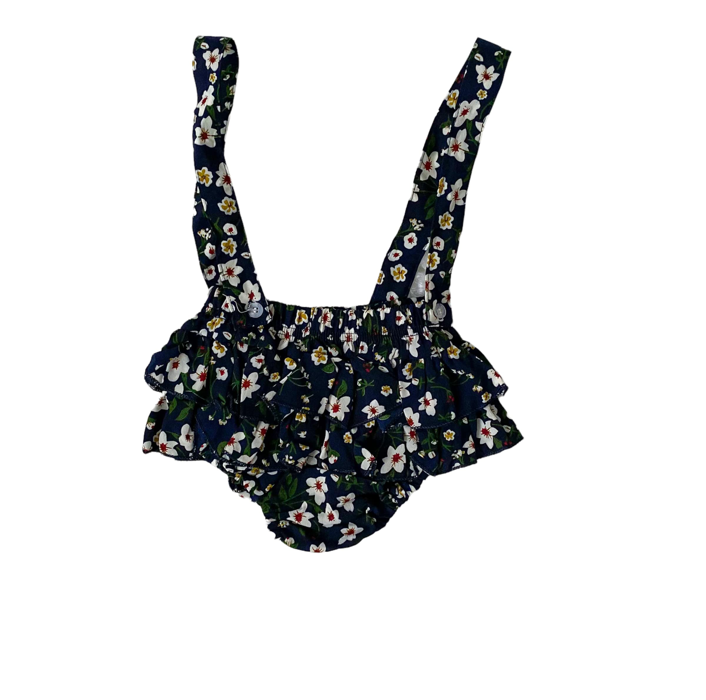 Baby Girls Floral Overall Skirt (as1, age, 18_months, 24_months, 18-24M)