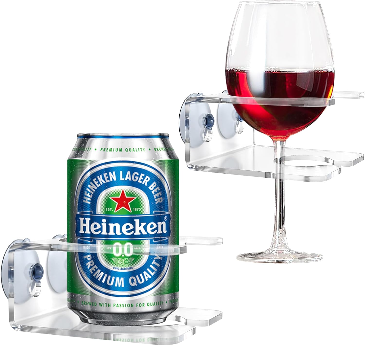 Caishenye 2PACK Beer Racks Holder for Shower, Drink Racks