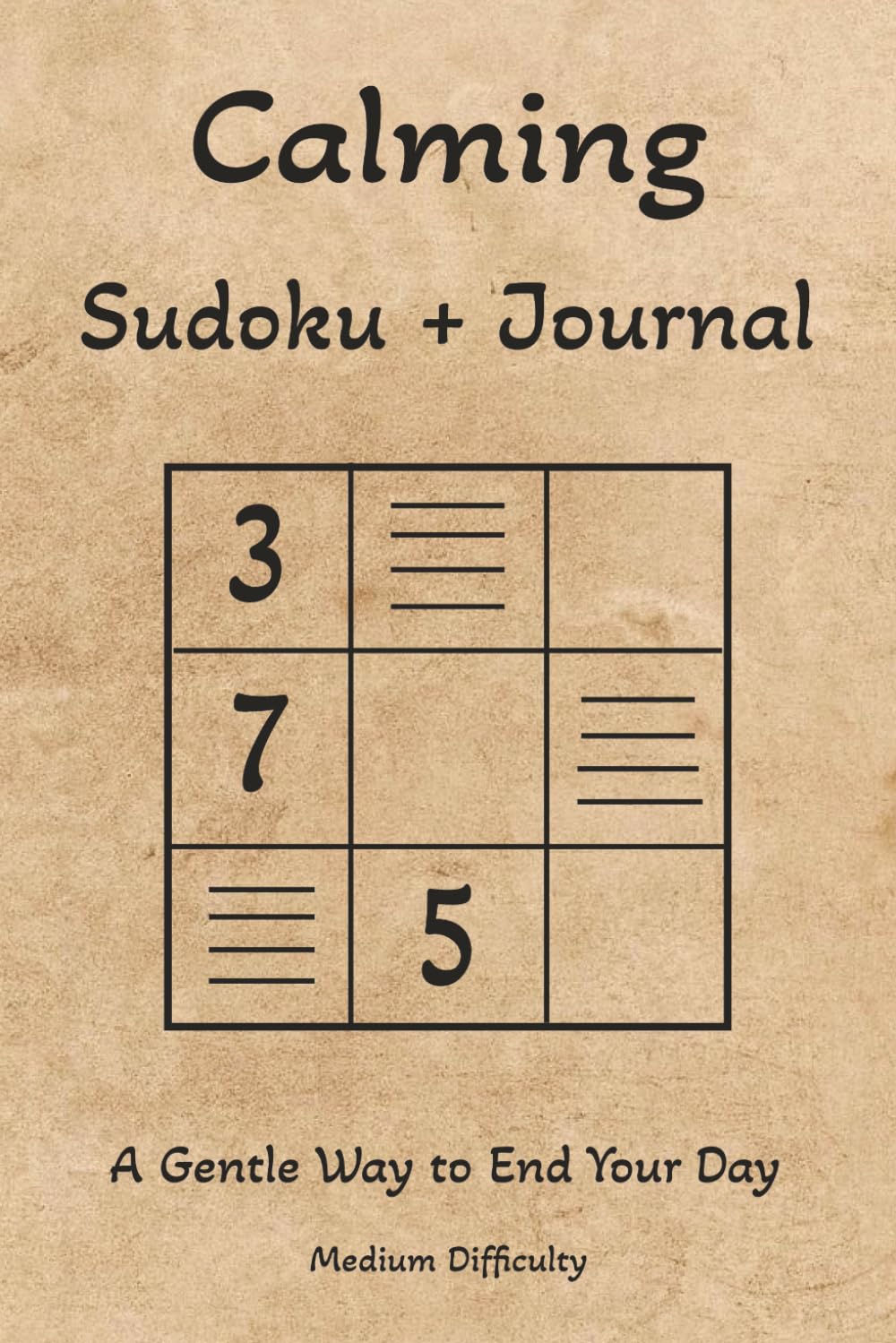 Calming Sudoku + Journal: A Gentle Way to End Your Day | 6x9 inches, 110 pages