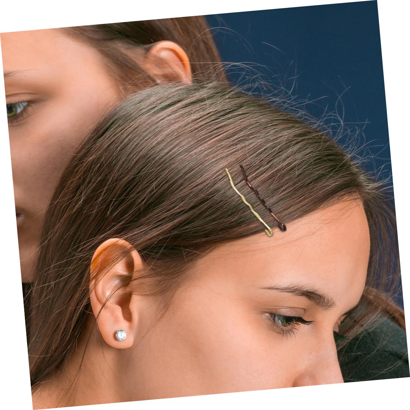 minkissy 900 Piezas Pinzas Cabello Horquilla Ondulada para Mujer Pinza Invisibles para Peinar y Sujetar Creativas con Caja de Almacenamiento