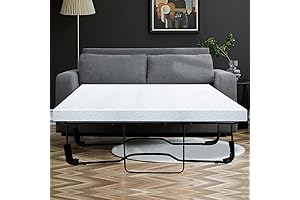 Premium Gel Memory Foam Mattress Replacement for Full-Size Sleeper Sofas and Couches (4 Inch)