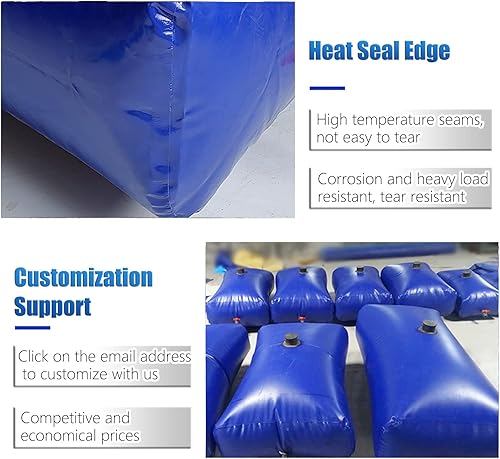 Miniatura 7 de Vejiga de almacenamiento de agua de gran capacidad para camping, bañeraalmacenamiento de agua de emergenciahogar, contenedores de almacenamiento