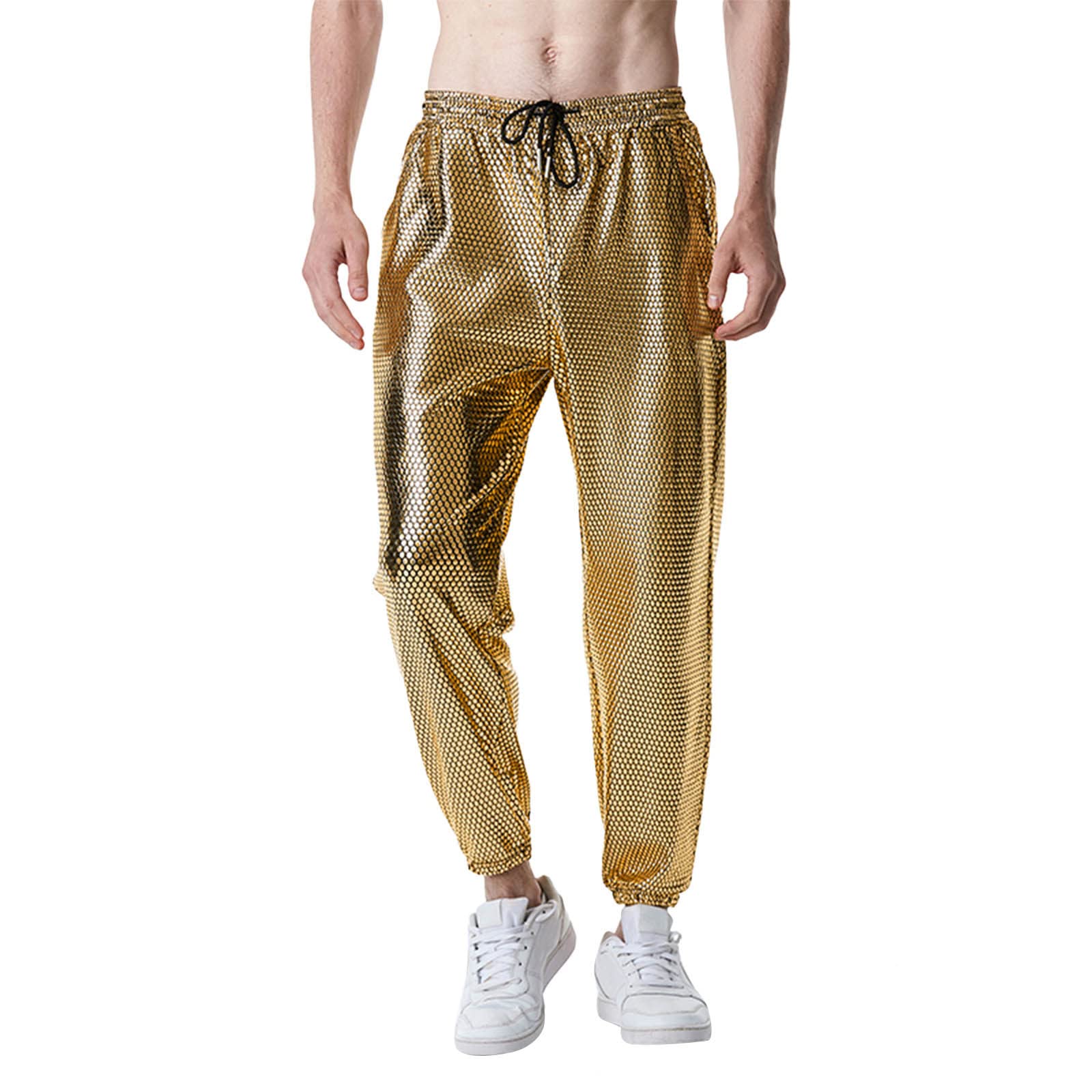 Pantaloni Casual Maschili con Stampa 2026, Coulisse e Tasche