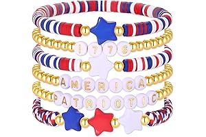 4TH OF JULY BRACELETS RED WHITE BLUE BRACELETS AMERICAN FLAG USA BRAIDED...