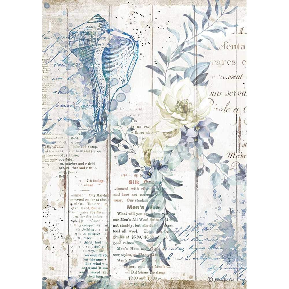 Stamperia - Rice Paper - Romantic Sea Dream - Shells
