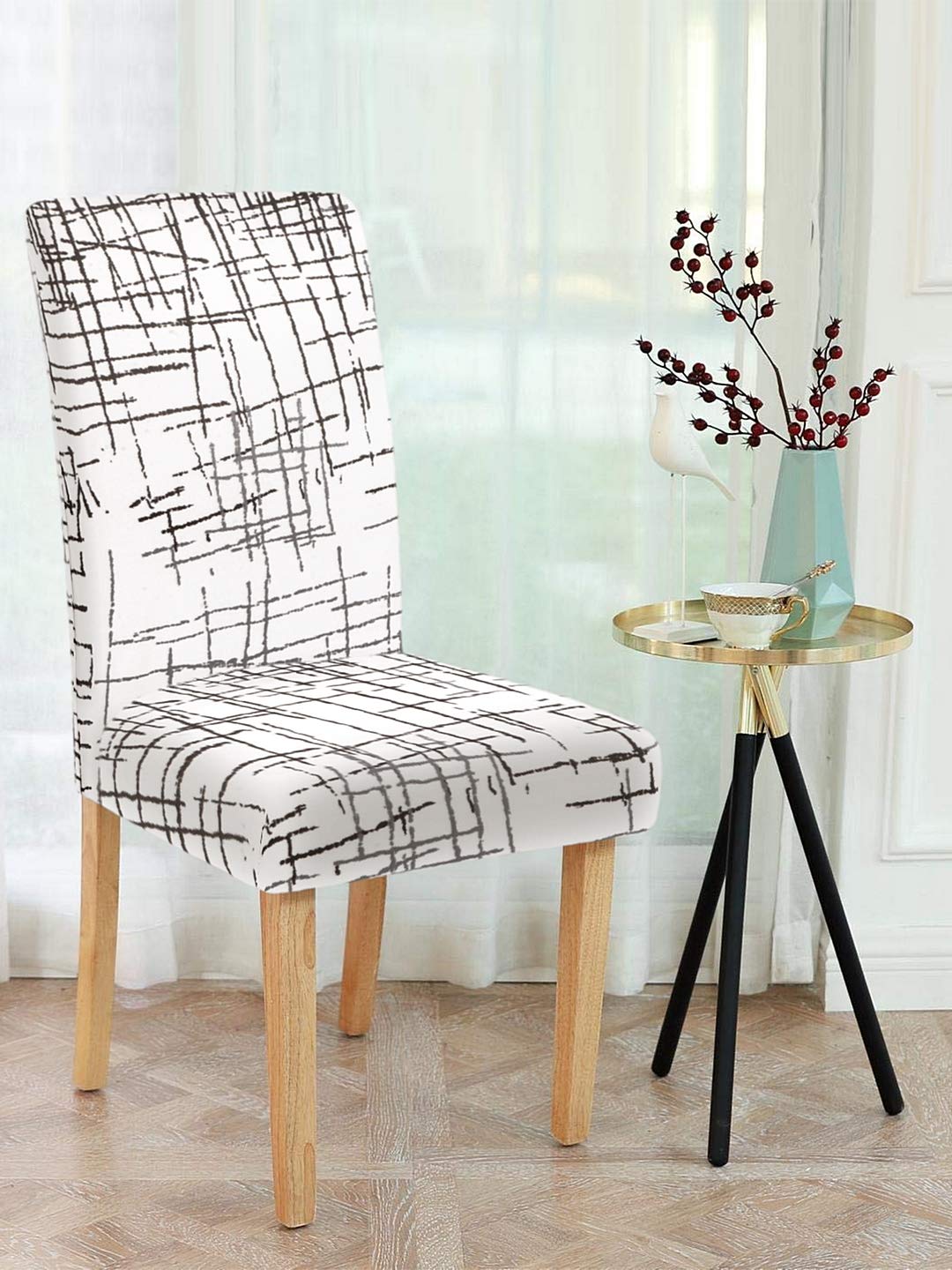 Cortina Dining Chair Slipcovers | Protection Chair Covers | Abstract Print,