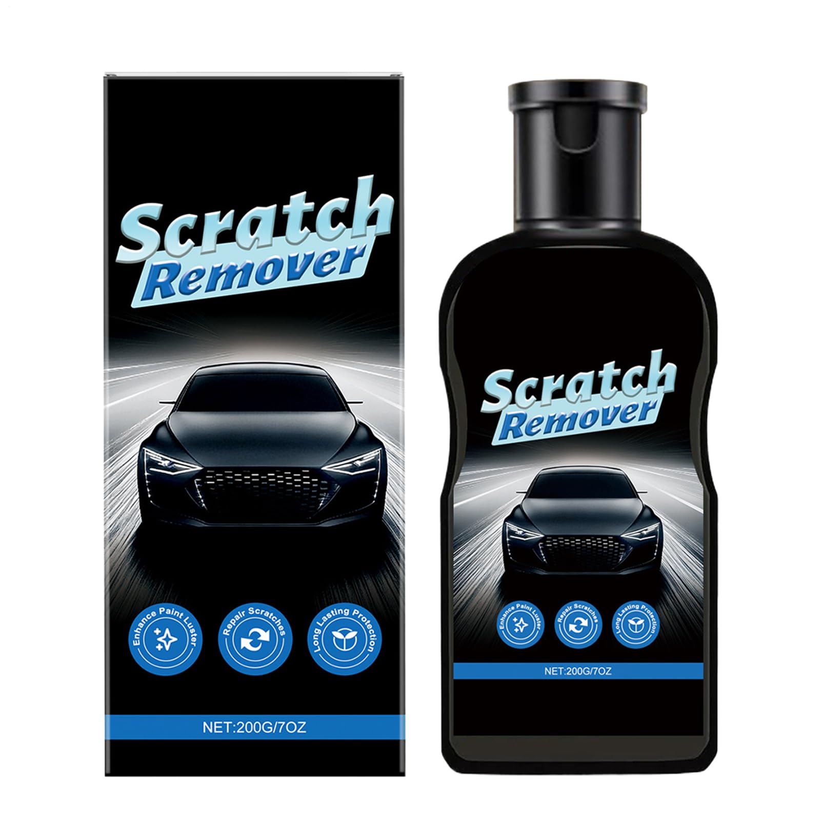 Car Scratch Remover - Multifunctional Paste Restorer Paste,Scratch Repair Restorer | for Detailing Automotive Vehicle Boat RV Exterior Motorcycle Care Daily Trip Exterior