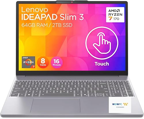 Lenovo IdeaPad Slim 3i 15.3" Touchscreen Laptop