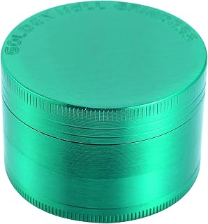 LIHAO 2" Grinder 4 Piezas Grinder Metálico con Rascador Polen para Hierbas y Especias (5cm, Verde)