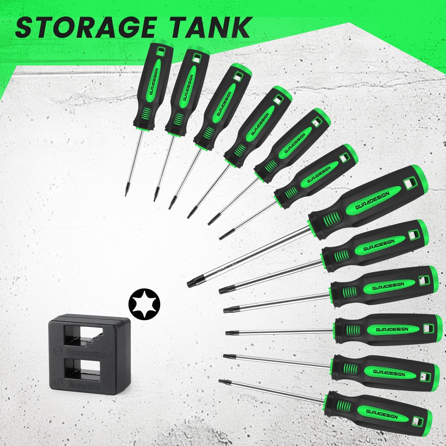 13 Pieces Magnetic Torx Screwdriver Set ,T5 -T40 Star Screwdrivers - Image 7