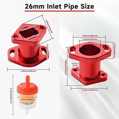 Miniatura 3 de Carburador VM22 Carb Predator 212cc GX200 6.5hp Motor clon 196cc CT200U KT196 Moto Mini Bike Race Go Kart 212cc carburador con filtro de aire de