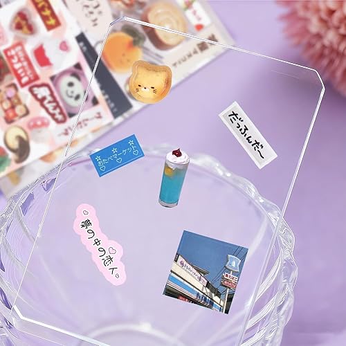 Miniatura 13 de 3500 calcomanías coreanas para tarjetas fotográficas Kpop, calcomanías de decoración de libros, calcomanías estéticas con purpurina de mariposa