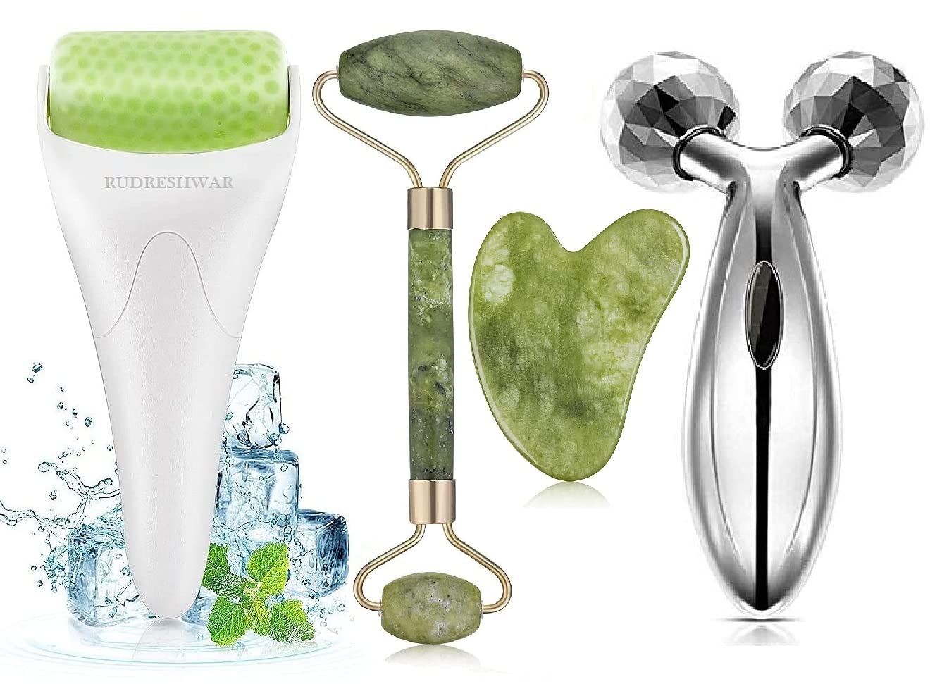 See full amazon price history chart for RUDRESHWAR Manual Non Electric Body, Face Massager Roller Ice Roller for Face Massage, 3D Massager Roller And Anti Aging 100% Natural Stone Jade Roller With Gau Sha Stone healing Slimming Massage RUDRESHWAR Manual Non Electric Body, Face Massager Roller Ice Roller for Face Massage, 3D Massager Roller And Anti Aging 100% Natural Stone Jade Roller With Gau Sha Stone healing Slimming Massage (B09JGSN36Y) Amazon Price History, Amazon Price Tracker