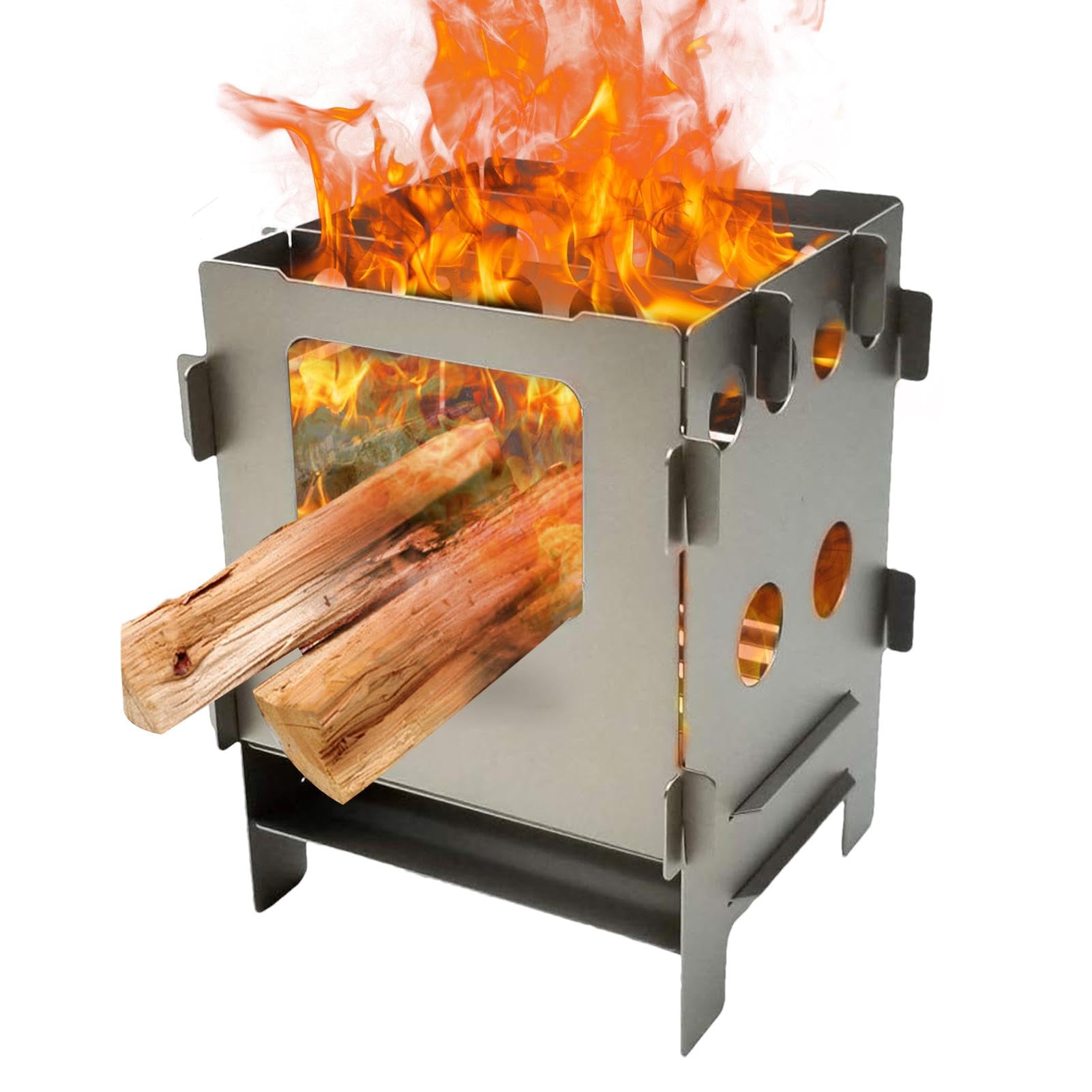Camping grill sûr et léger pour cuisiner facilement pendant vos randonnées