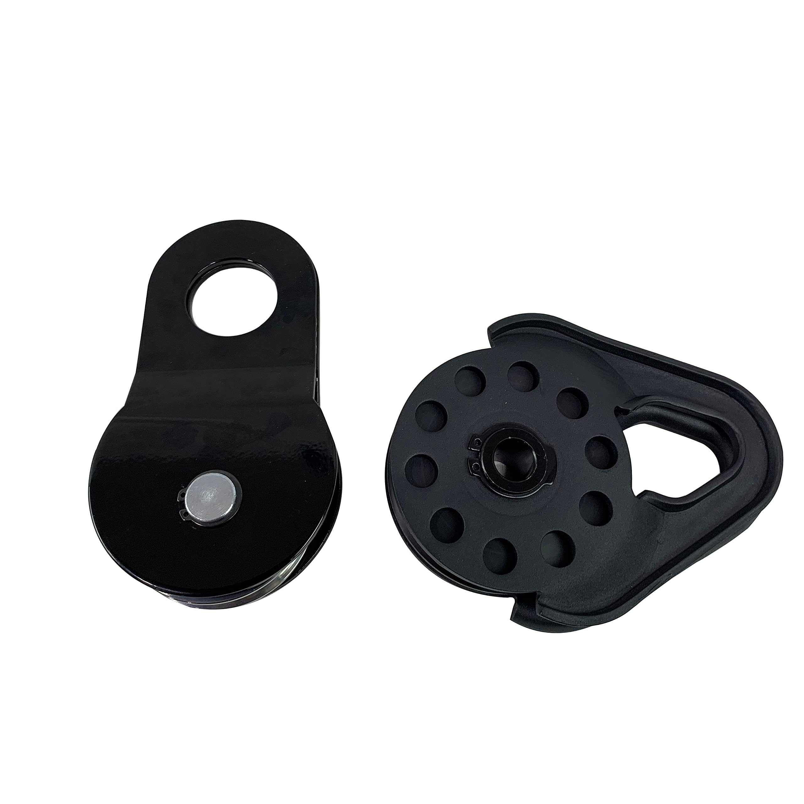 Overland Vehicle Systems Combo Kit Including Heavy Duty Snatch Block 20,000lb and Standard Snatch Block 16,000 LB. - Universal for use with Truck, SUV, Tractor, ATV, or UTV