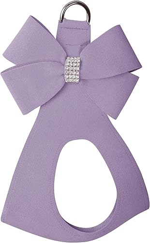 Miniatura 5 de Susan Lanci Designs Premium Ultrasuede Nouveau - Arnés para perros y mascotas, color negro, SM