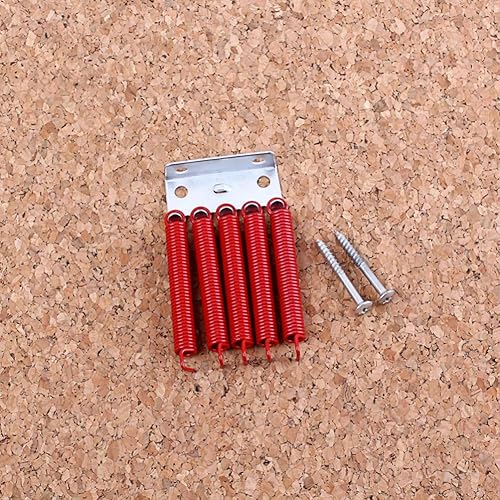 Miniatura 5 de EXCEART Guitarra eléctrica Trémolo Bridge Springs Noiseless Tremolo Spring Claw Kit Reemplazo Guitarras Piezas