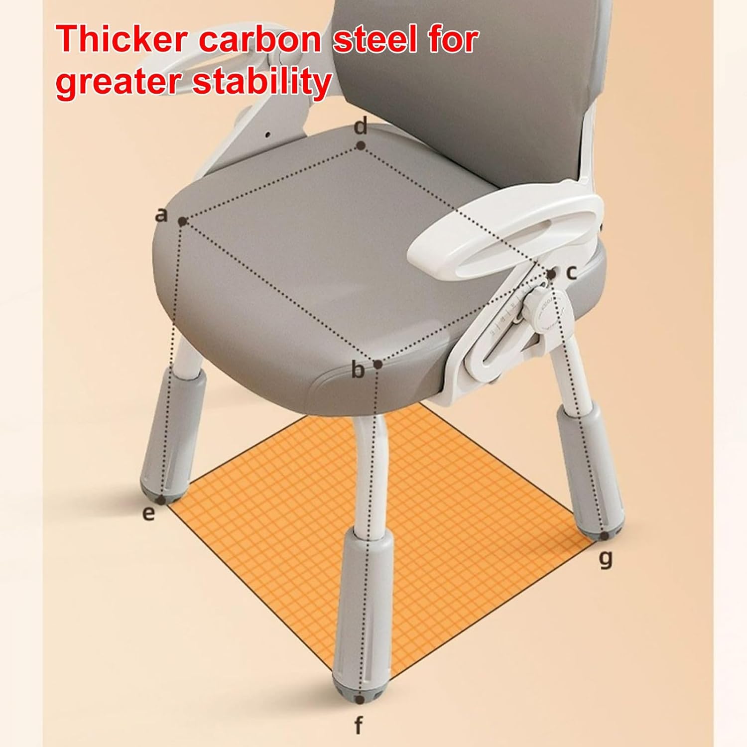 Children's Study Chair Desk Chair for Kids,Lifting Chair for Boys and Girls,Ergonomic Growing Teen Office Chair,for Schools, Care Centres,Arm/Seat/Back Adjustable