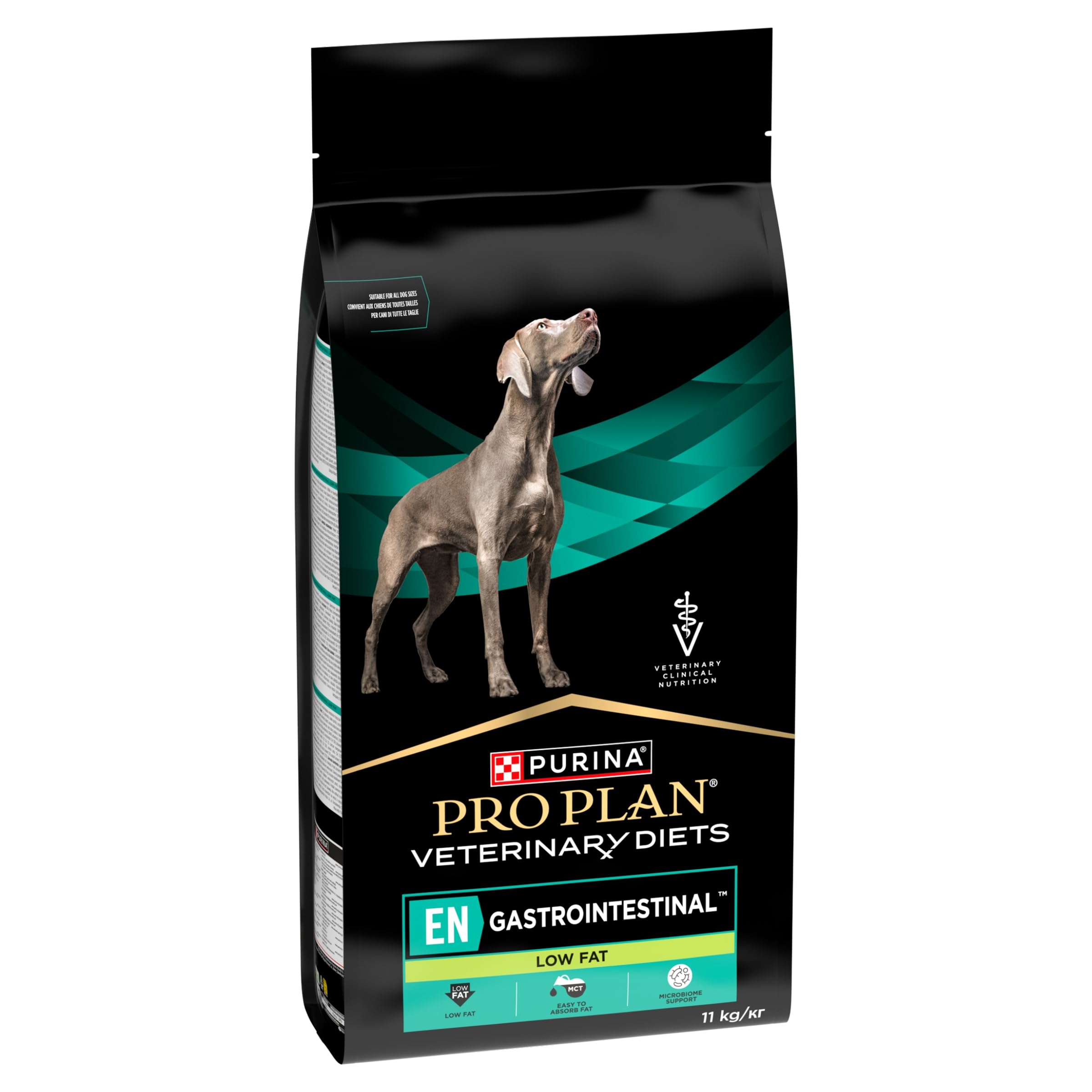 Purina ProPlan Veterinary Diets EN Gastrointestinal Low Fat | 11 kg | Alimento dietético Completo para Perros Adultos