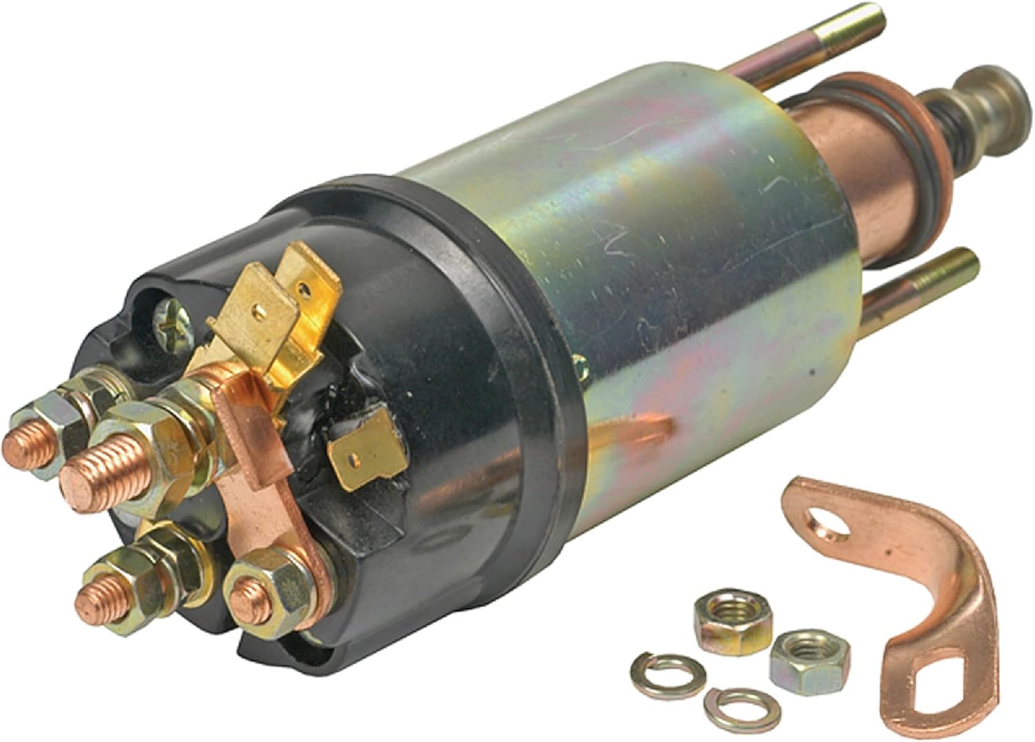 DB Electrical SLU6001 12 Volt 4 Terminal Solenoid Compatible with/Replacement for Lucas M50 Starters / 76740, 76753, 76756, 76781, 76825, 76833, 76834, 76835, 76836, 76854, 76862, 76864, 76865, 76869