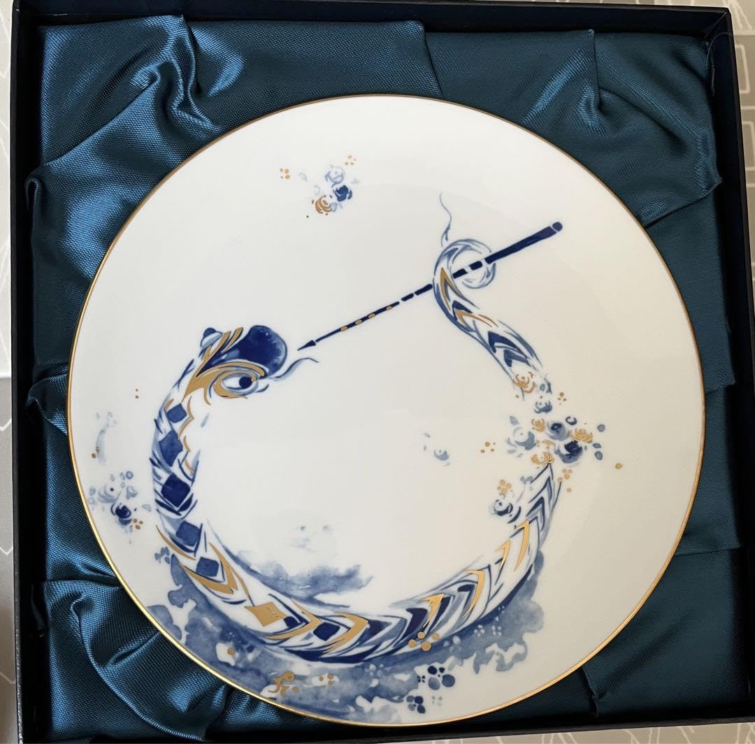 Amazon.co.jp: マイセン『笛を吹く陽気なスネーク』干支プレート 2001