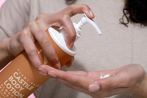 Miniatura 7 de Dr. Natural Castile Loción corporal, almendra, 16 onzas, a base de plantas, sin parabenos, sin sulfatos, libre de crueldad animal, hecha con manteca