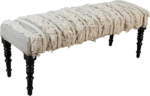 Miniatura 5 de LR Home Cream - Banco para interiores (1'6" x 3'11" x 1'4"