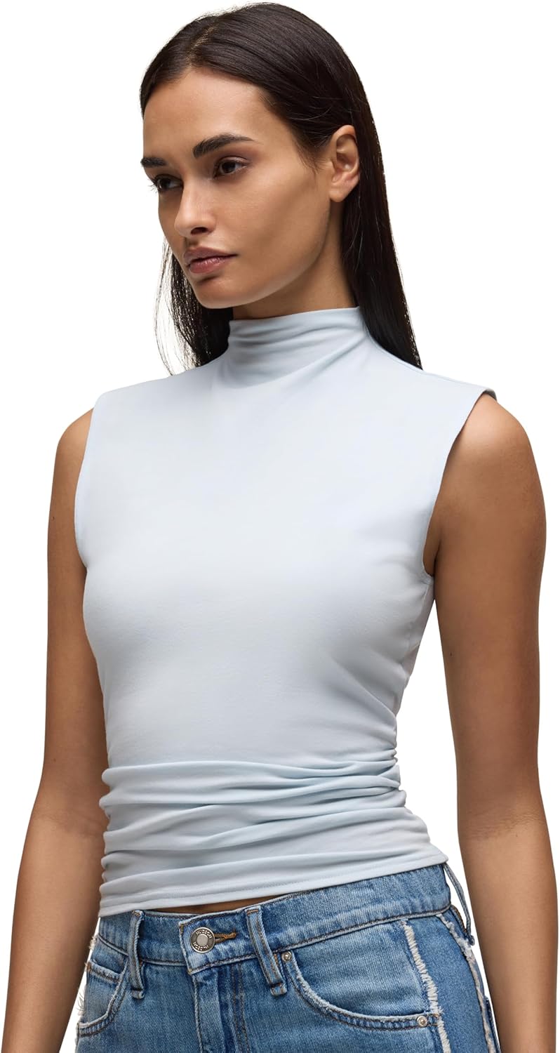 HUDSON Women's Tank with Side Seam Ruching - Image 3