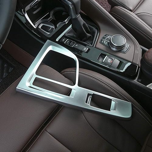 Miniatura 2 de YIWANG Cubierta de panel de cambio de engranajes de plástico ABS Accesorios de coche para BMW X1 F48 20i 25i 25le para conducción izquierda 2016+
