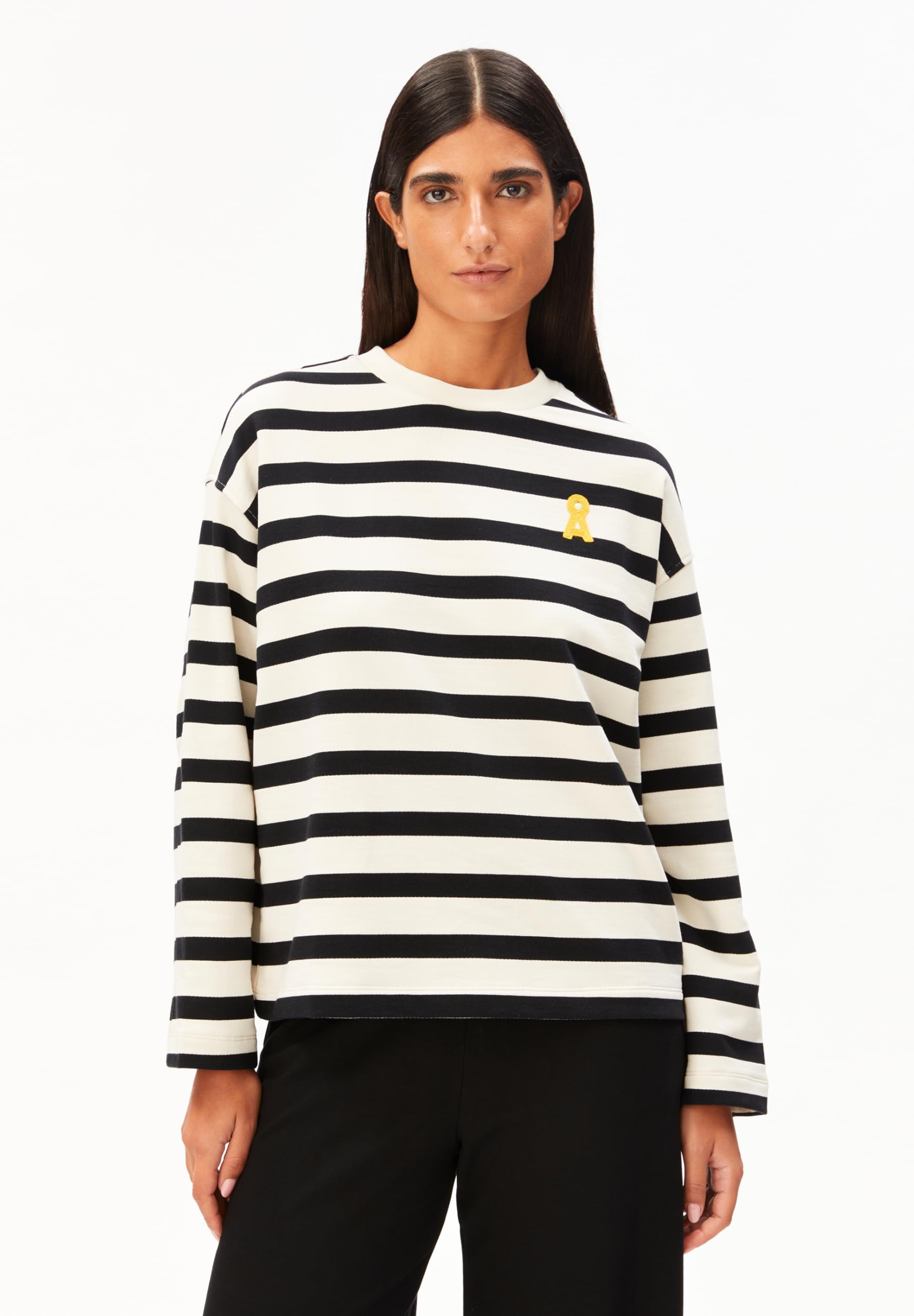 ARMEDANGELS Damen Sweatshirt aus Bio-Baumwolle Iconic Å FRANKAA Oversized Fit