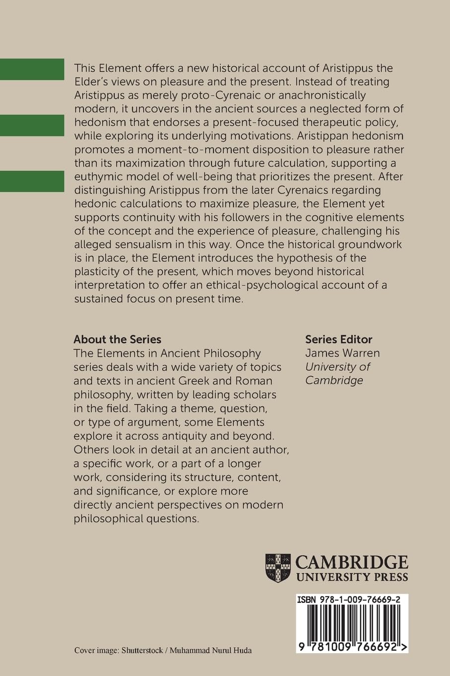 Aristippus of Cyrene, Pleasure and the Present
