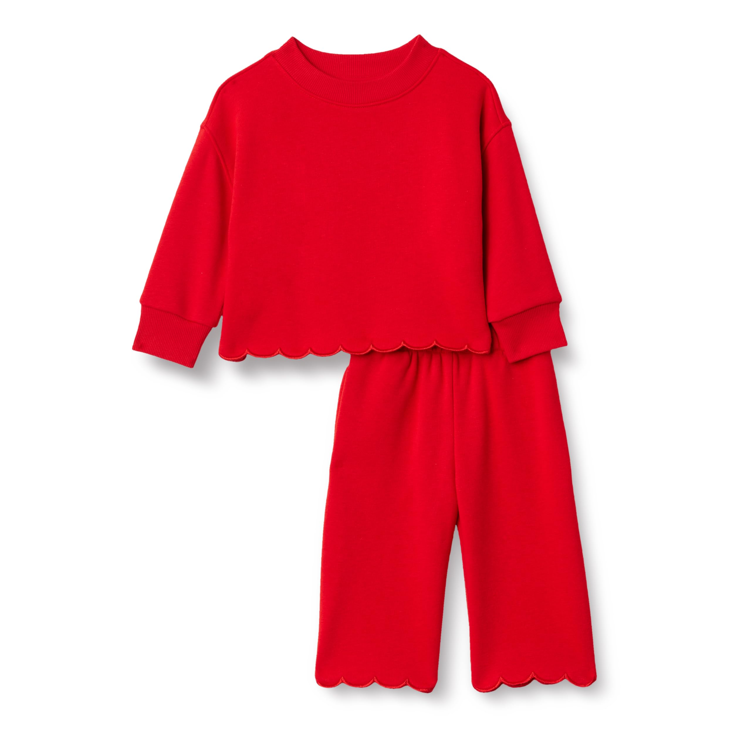 Amazon Essentials x Sofia Grainge Toddlers and Baby Girls' French Terry Trouser and Top Set — view 7