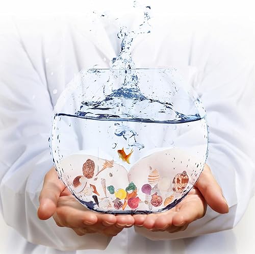 Miniatura 7 de BESPORTBLE 1 juego de conchas de caracolas de guarnición de peces, conchas de mar, decoración de conchas de concha, micro decoración de paisaje,