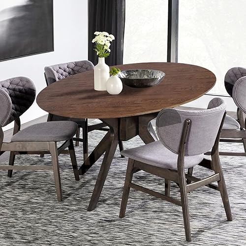 Miniatura 51 de LUSHVIDA - Mantel ajustable de vinilo para mesa redonda, impermeable y con borde elástico, mantel de plástico