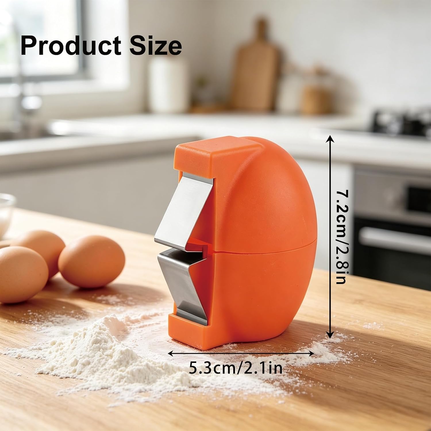 3PCS Egg Shell Opener, Stainless Steel Egg Cracker Tools for Raw Eggs, Egg Peeler Quickly Cutting Off Eggs for Home Kitchen Use